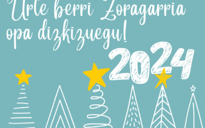 Gabon zoriontsuak eta urte berri on!