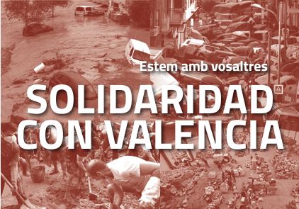 Iniciativas de solidaridad con las personas damnificadas por las inundaciones de Valencia.