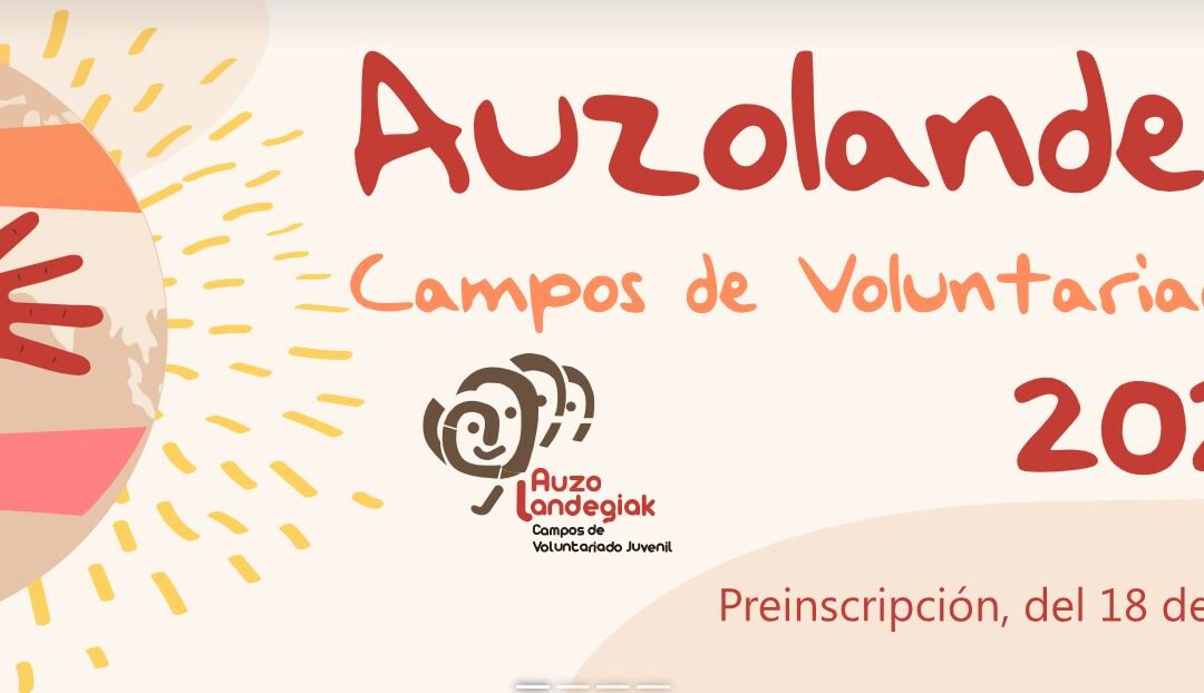 Auzolandegiak 2025 programan izena emateko epea ireki da.