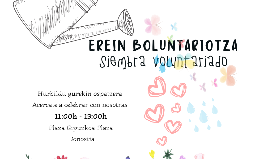 Abenduaren 5ean ospatutako boluntarioen nazioarteko eguneko ekimenaren irudien bilduma.