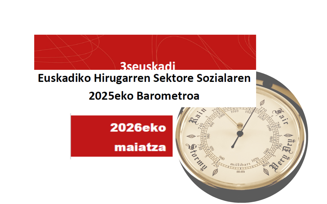 Euskadiko Hirugarren Sektore Sozialaren 2025eko Barometroa.